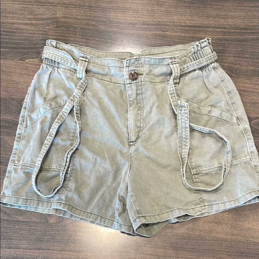 Old Navy Gray Cargo Shorts Relaxed Fit